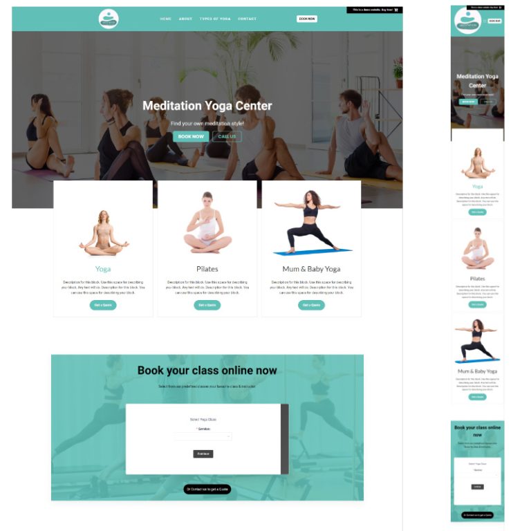 Themebook istoselides | Yoga & Pilates Studio με Online Booking